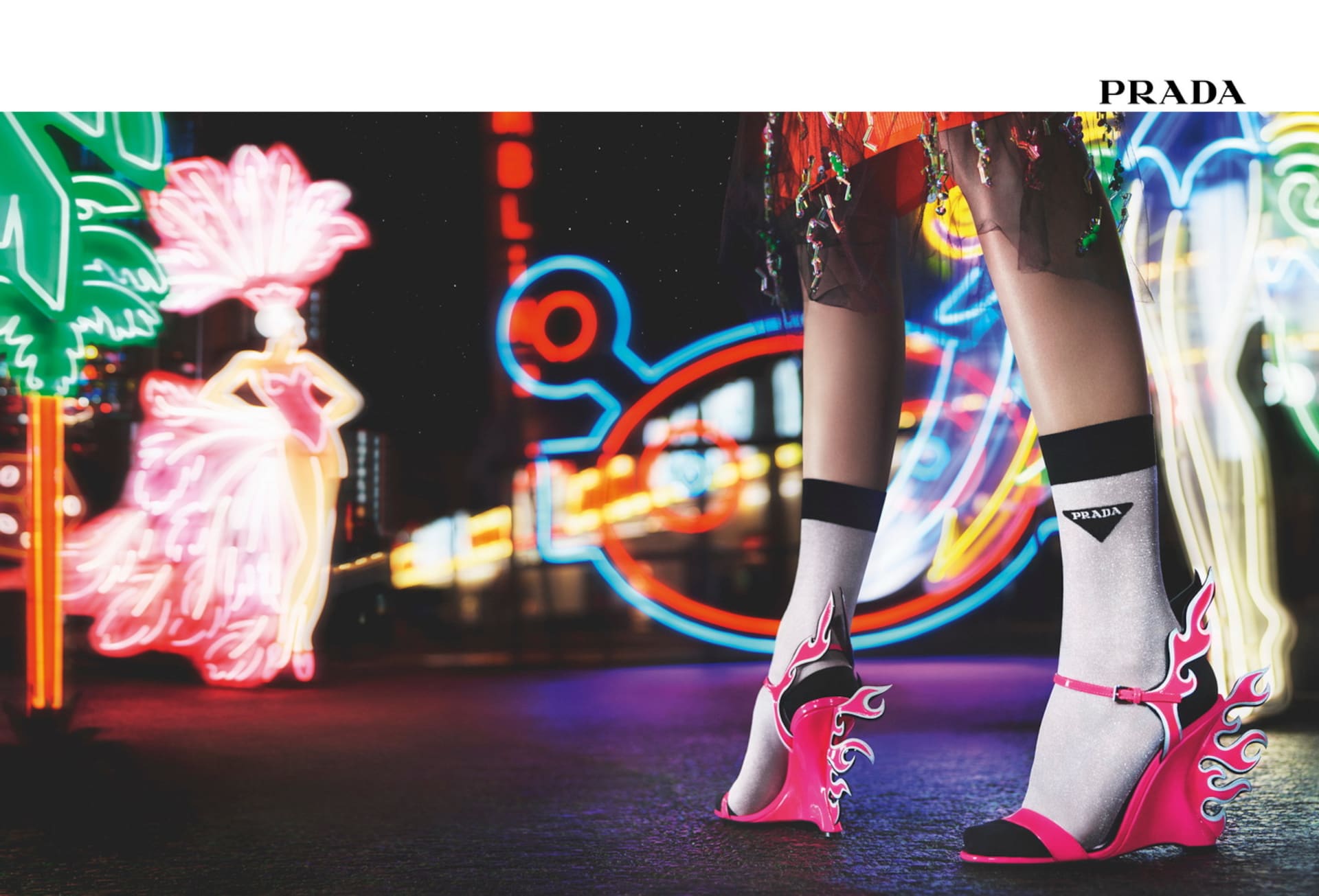 Neon deals prada shoes
